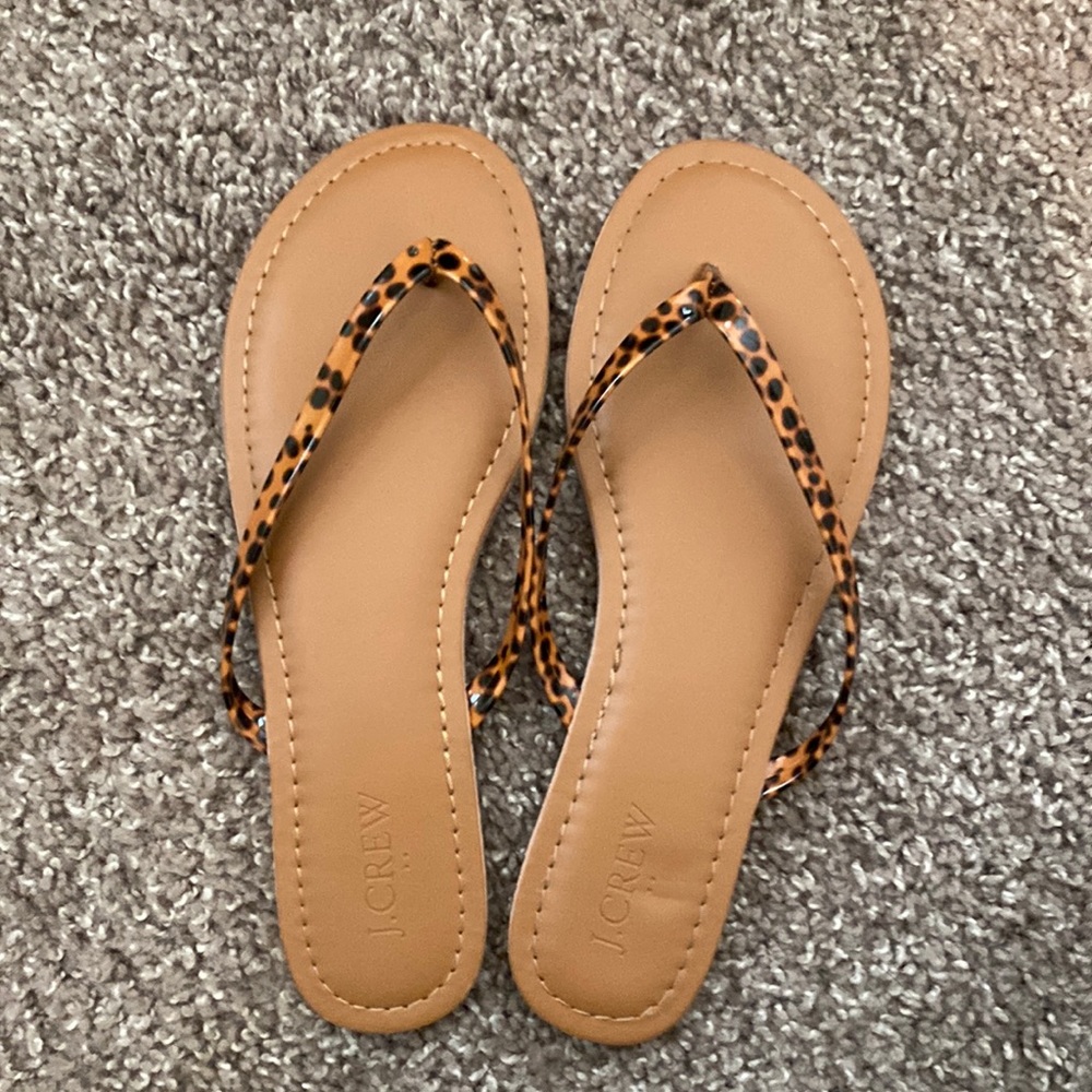Jcrew tortoise sandals